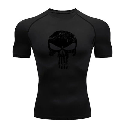 Camiseta de compresión, Mnga corta y Larga de The Punisher