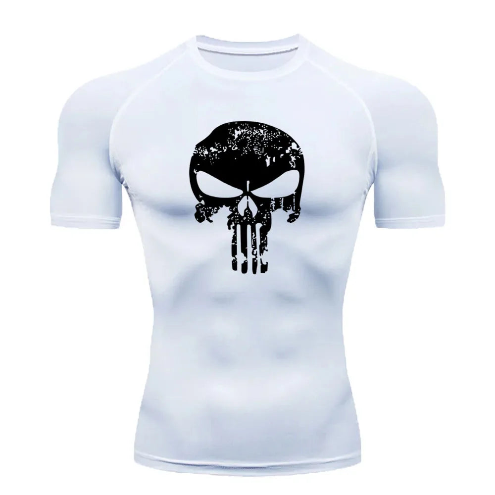 Camiseta de compresión, Mnga corta y Larga de The Punisher