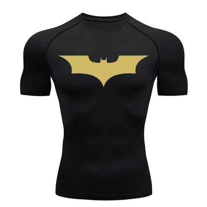 Camiseta de compresión manga corta de Batman