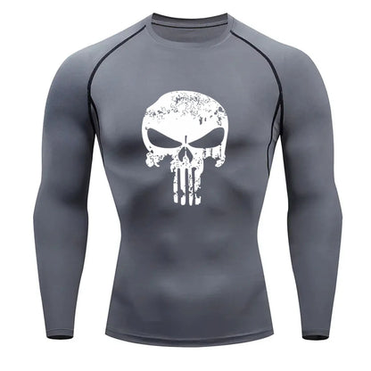 Camiseta de compresión, Mnga corta y Larga de The Punisher