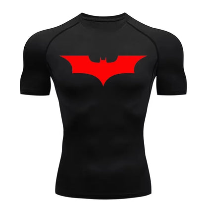 Camiseta de compresión manga corta de Batman