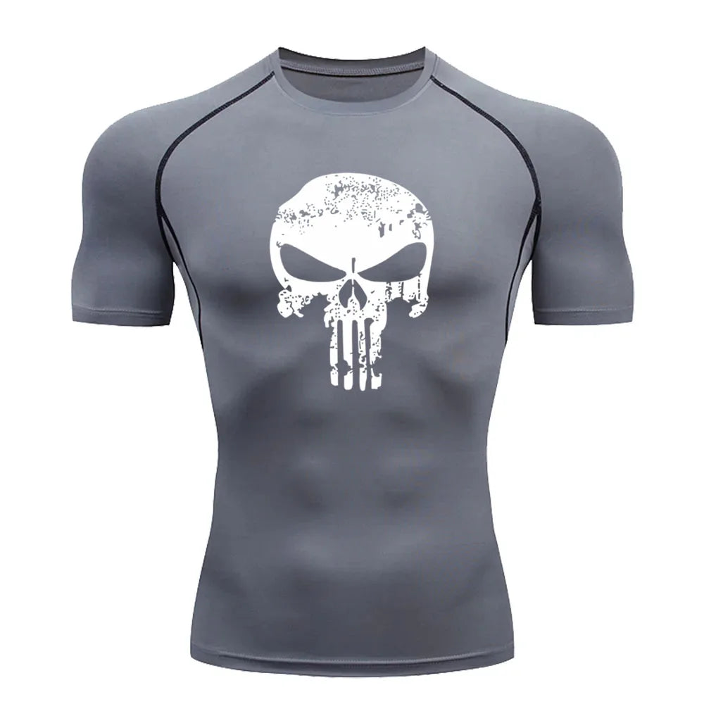 Camiseta de compresión, Mnga corta y Larga de The Punisher