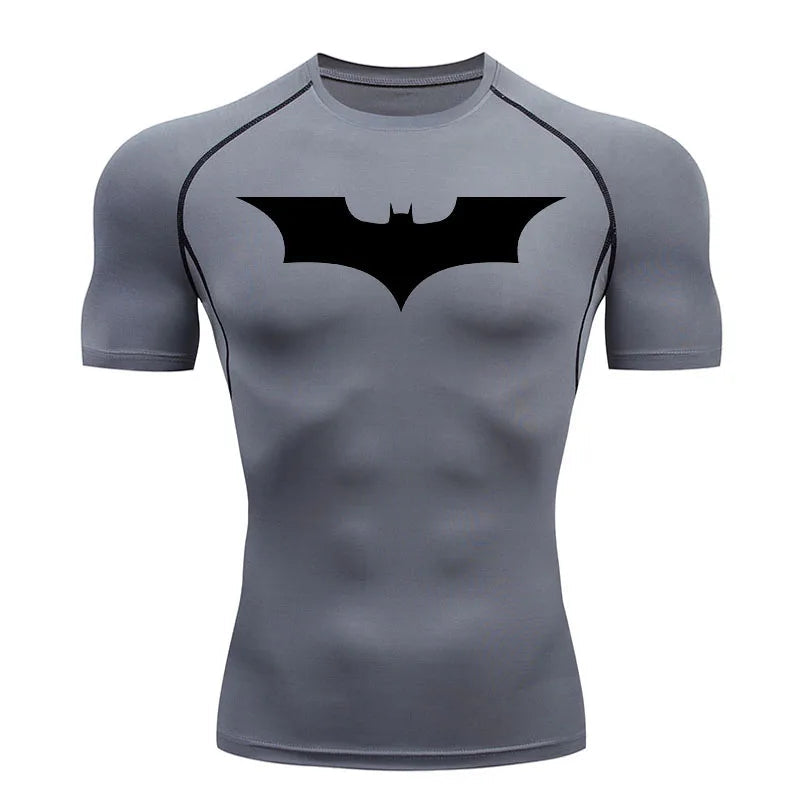 Camiseta de compresión manga corta de Batman