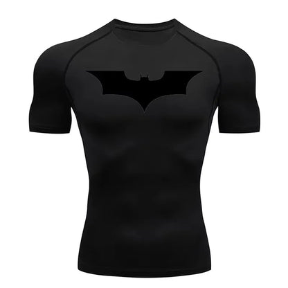 Camiseta de compresión manga corta de Batman