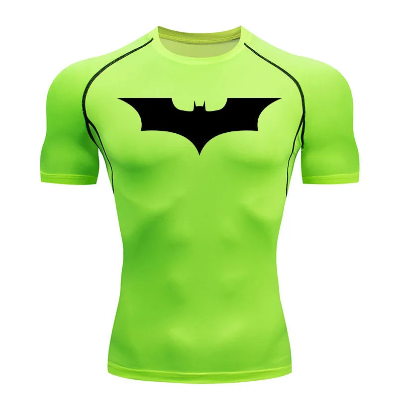 Camiseta de compresión manga corta de Batman