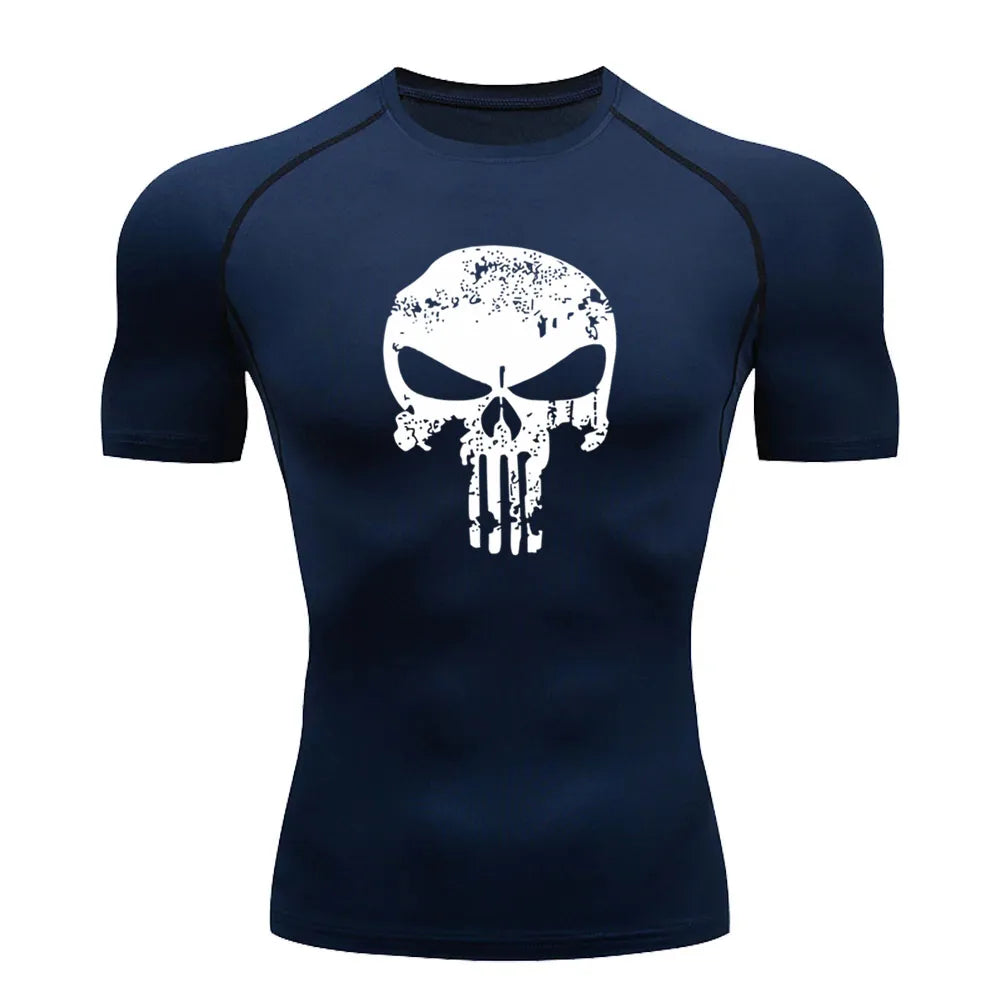 Camiseta de compresión, Mnga corta y Larga de The Punisher