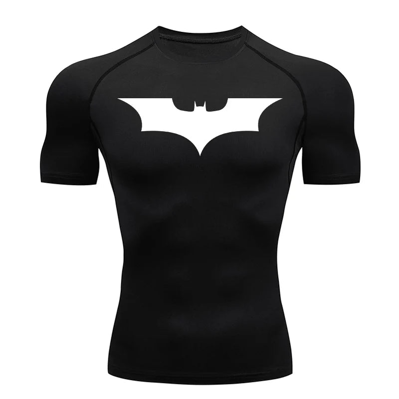 Camiseta de compresión manga corta de Batman